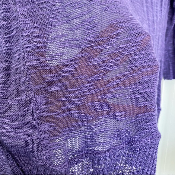 Seduction Purple Cardigan Size XS - Picture 13 of 16